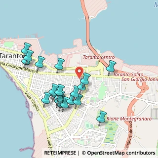 Mappa Via la Spezia, 74121 Taranto TA, Italia (1.0595)