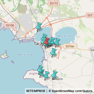 Mappa Via Icco, 74121 Taranto TA, Italia (2.83154)