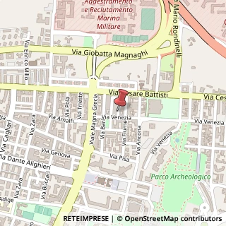 Mappa Via Cosenza 18 - 20 74121 Taranto, 74100 Taranto, Taranto (Puglia)