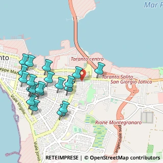 Mappa Via Fiume, 74121 Taranto TA, Italia (1.227)