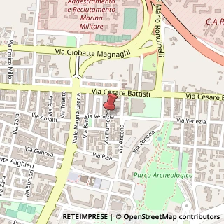 Mappa Via Fiume,  30, 74100 Taranto, Taranto (Puglia)