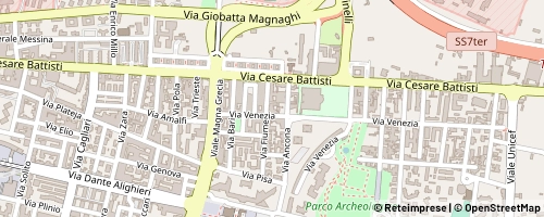 Mappa Tarente