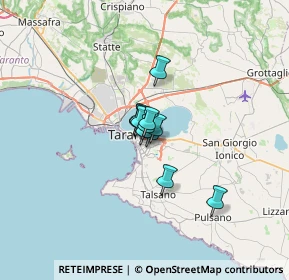 Mappa Via Orazio Quinto Flacco, 74121 Taranto TA, Italia (2.74583)