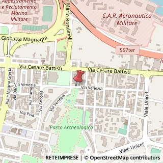 Mappa Via venezia 62, 74100 Taranto, Taranto (Puglia)