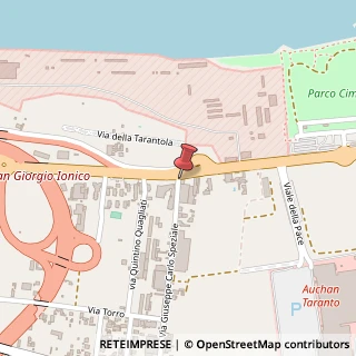 Mappa Via Giuseppe Speziale, 1, 74121 Taranto, Taranto (Puglia)