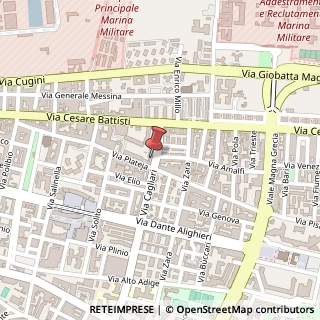 Mappa Via Cagliari, 52, 74121 Taranto, Taranto (Puglia)