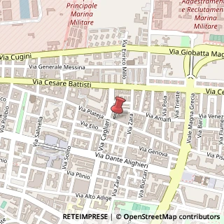 Mappa Via Plateja, 57, 74121 Taranto, Taranto (Puglia)
