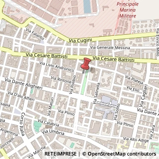 Mappa Via Livio Andronico, 68, 74121 Taranto, Taranto (Puglia)