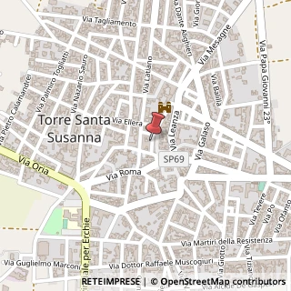 Mappa Via Giuseppe Garibaldi, 17, 72028 Torre Santa Susanna, Brindisi (Puglia)