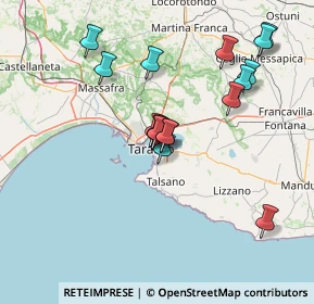Mappa Via Rintone, 74121 Taranto TA, Italia (14.08588)