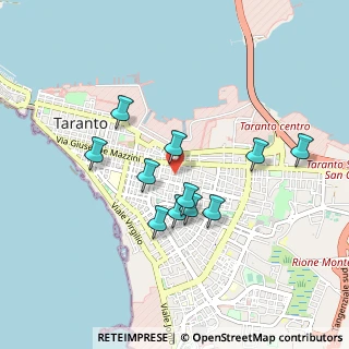 Mappa Via Rintone, 74121 Taranto TA, Italia (0.83455)