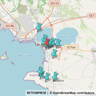 Mappa Via Rintone, 74121 Taranto TA, Italia (2.84385)
