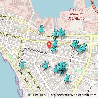 Mappa Via Rintone, 74121 Taranto TA, Italia (0.5505)