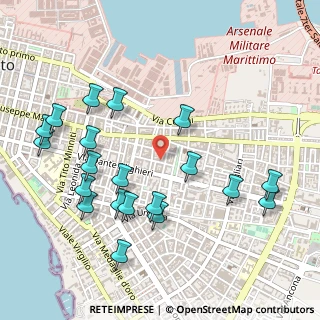 Mappa Via Rintone, 74121 Taranto TA, Italia (0.612)