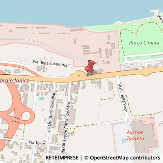 Mappa Via per s. giorgio jonico 5750, 74100 Taranto, Taranto (Puglia)
