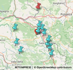 Mappa Via Monsignor Antonio Sacco, 84037 Sant'Arsenio SA, Italia (13.68154)