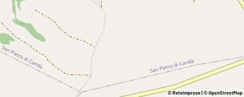 Mappa San Pietro di Caridà