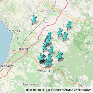 Mappa Via Prazza, 89023 Laureana di Borrello RC, Italia (6.45579)
