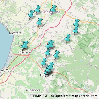 Mappa Via Campo sportivo snc, 89023 Laureana di Borrello RC, Italia (8.9075)
