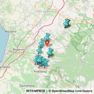 Mappa Via Provinciale Sant'Anna, 89023 Laureana di Borrello RC, Italia (7.28857)