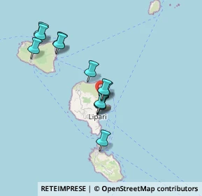 Mappa SP 180, 98055 Lipari ME, Italia (7.18417)