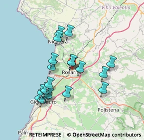Mappa Via Gioacchino da Fiore, 89025 Rosarno RC, Italia (7.6125)