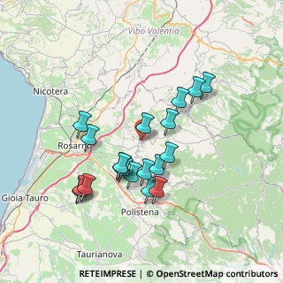 Mappa Via S. Ten. Russo, 89023 Laureana di Borrello RC, Italia (7.35474)
