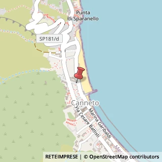 Mappa Via Marina Garibaldi, 98050 Canneto ME, Italia, 98050 Lipari, Messina (Sicilia)