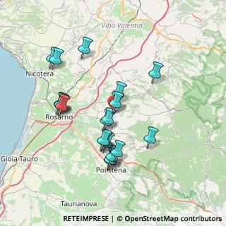 Mappa Via Fontanelle, 89023 Laureana di Borrello RC, Italia (7.8295)
