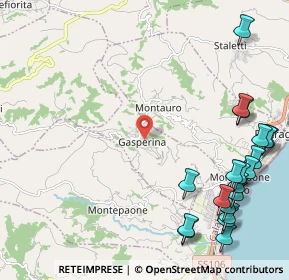Mappa Via Santa Maria, 88060 Gasperina CZ, Italia (3.2955)