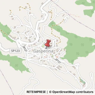 Mappa Piazza Enrico Fermi, 13, 88060 Gasperina, Catanzaro (Calabria)