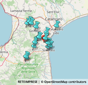 Mappa Via Giuseppe Garibaldi, 88060 Montepaone CZ, Italia (10.10412)