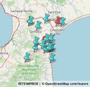 Mappa Via Giuseppe Garibaldi, 88060 Montepaone CZ, Italia (11.24941)