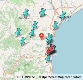 Mappa Via Giuseppe Garibaldi, 88060 Montepaone CZ, Italia (7.296)