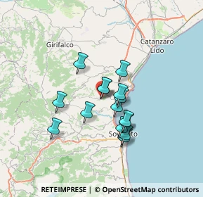 Mappa Via Giuseppe Garibaldi, 88060 Montepaone CZ, Italia (5.568)