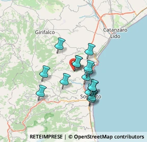 Mappa Via Sandro Pertini, 88060 Gasperina CZ, Italia (5.646)