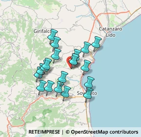 Mappa Via Sandro Pertini, 88060 Gasperina CZ, Italia (6.068)