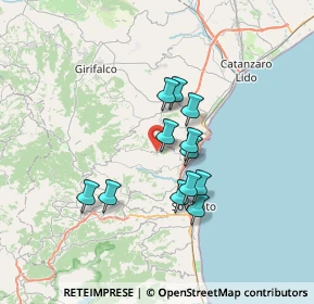 Mappa Via Sandro Pertini, 88060 Gasperina CZ, Italia (5.84667)