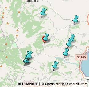 Mappa 88050 Palermiti CZ, Italia (4.845)