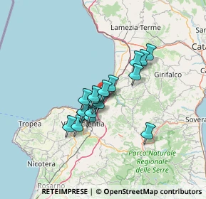 Mappa 89812 Pizzo VV, Italia (10.39389)