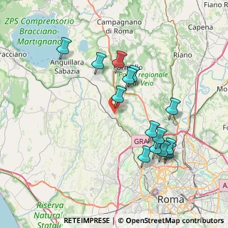 Mappa Via Enrico Bassano, 00123 Roma RM, Italia (8.025)