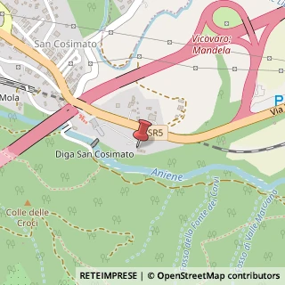 Mappa Strada Statale 5, 47, 00029 Vicovaro, Roma (Lazio)