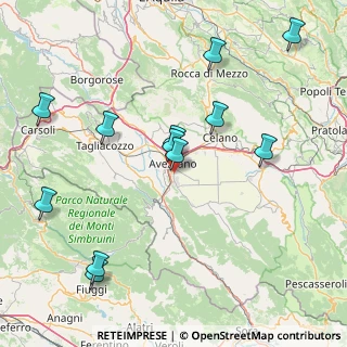 Mappa Via Sandro Pertini, 67051 Avezzano AQ, Italia (18.9925)