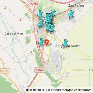 Mappa Strada Vicinale del Cerreto, 67051 Avezzano AQ, Italia (2.0175)