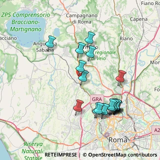 Mappa Via Paolo Giacometti, 00123 Roma RM, Italia (8.5795)