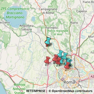 Mappa Via Paolo Giacometti, 00123 Roma RM, Italia (7.90214)