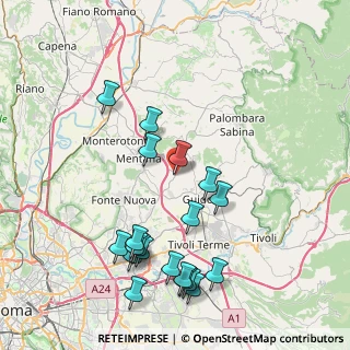 Mappa SP23a km 25.470, 00010 Sant'Angelo Romano RM, Italia (9.4765)