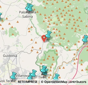 Mappa 00010 Marcellina RM, Italia (6.80167)