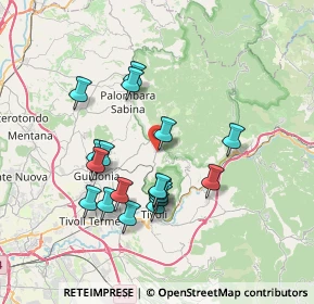 Mappa 00010 Marcellina RM, Italia (7.08667)