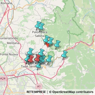 Mappa 00010 Marcellina RM, Italia (7.00158)